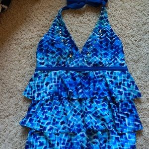 Super cute one piece Justice swimsuit